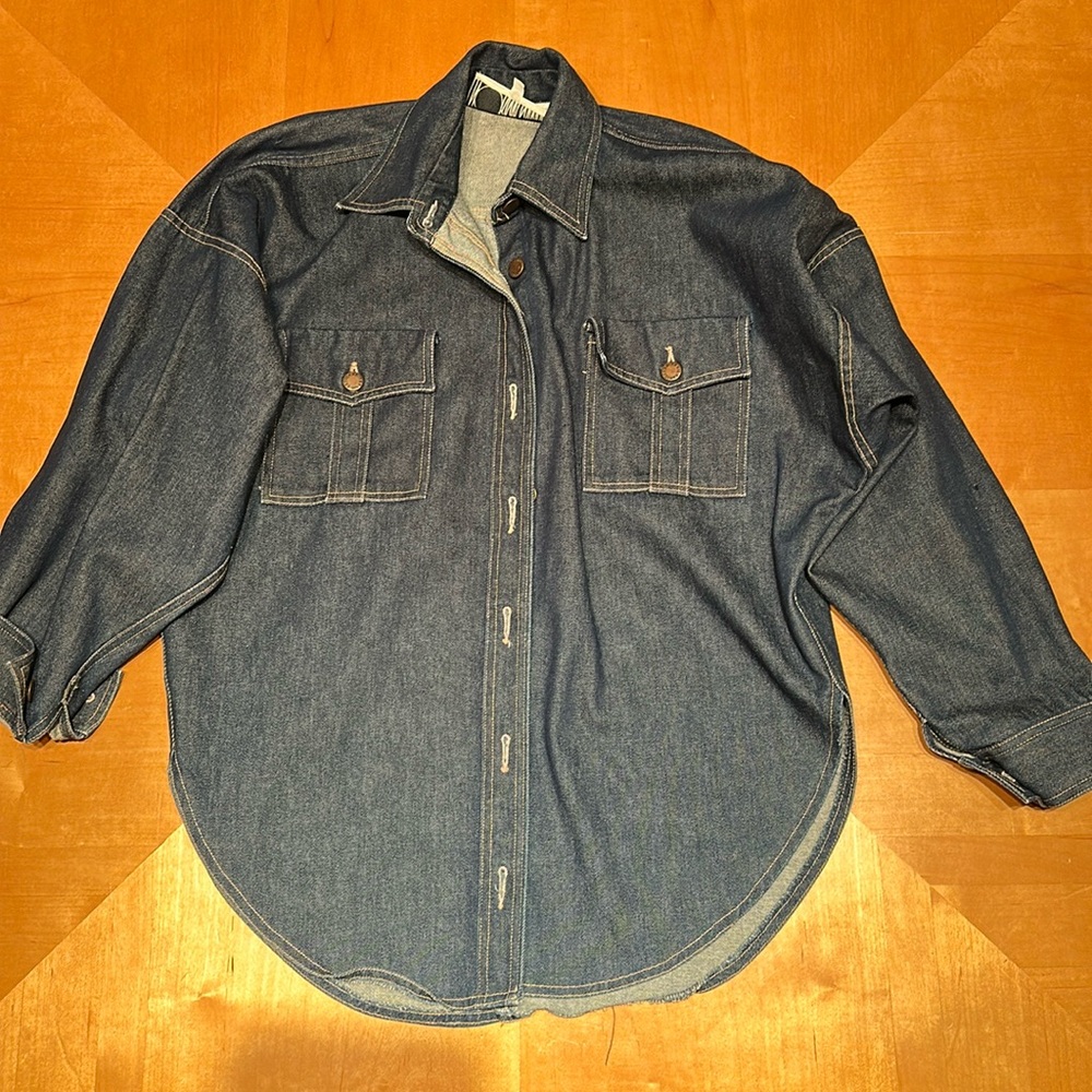 Vintage Norma Kamali Jean Top